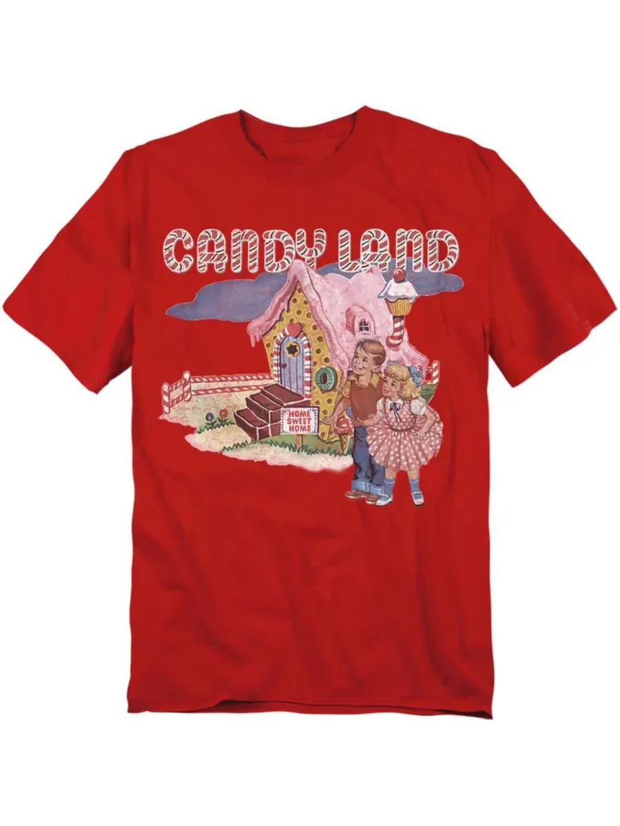 Футболка с принтом Candy Land Hasbro+ — изображение 1 из 3, красный