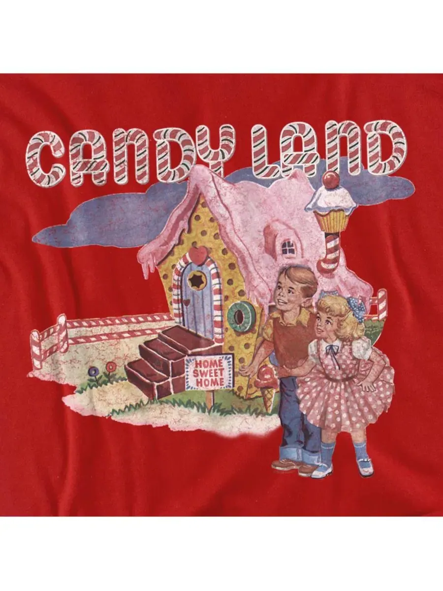 Футболка с принтом Candy Land Hasbro+ — изображение 2 из 3, красный