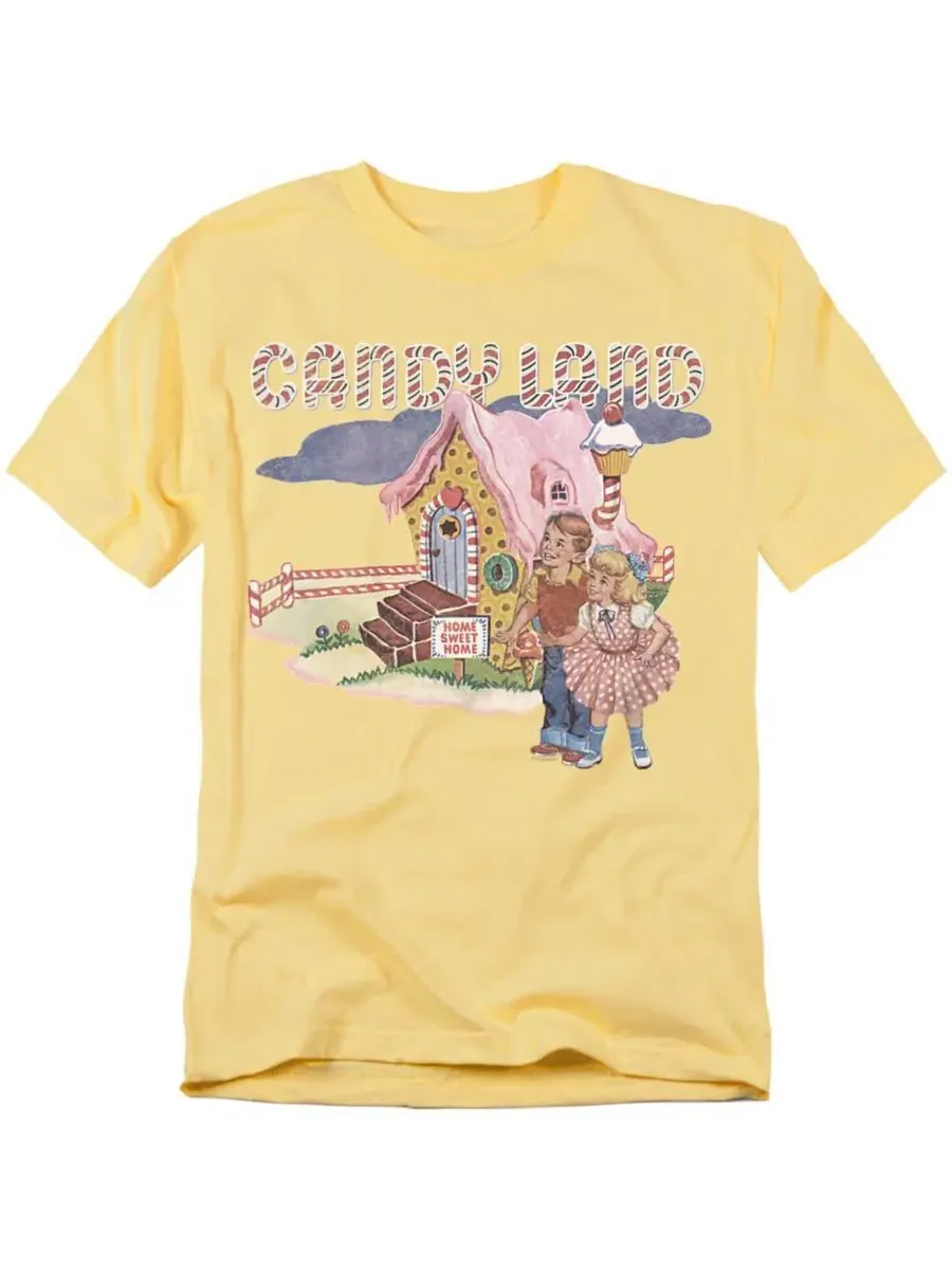 Футболка с принтом Candy Land Hasbro+ — изображение 1 из 3, желтый