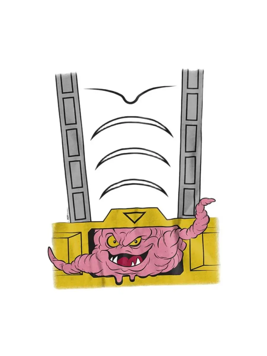 Футболка с принтом Krang Suit Teenage Mutant Ninja Turtles — изображение 2 из 3, белый