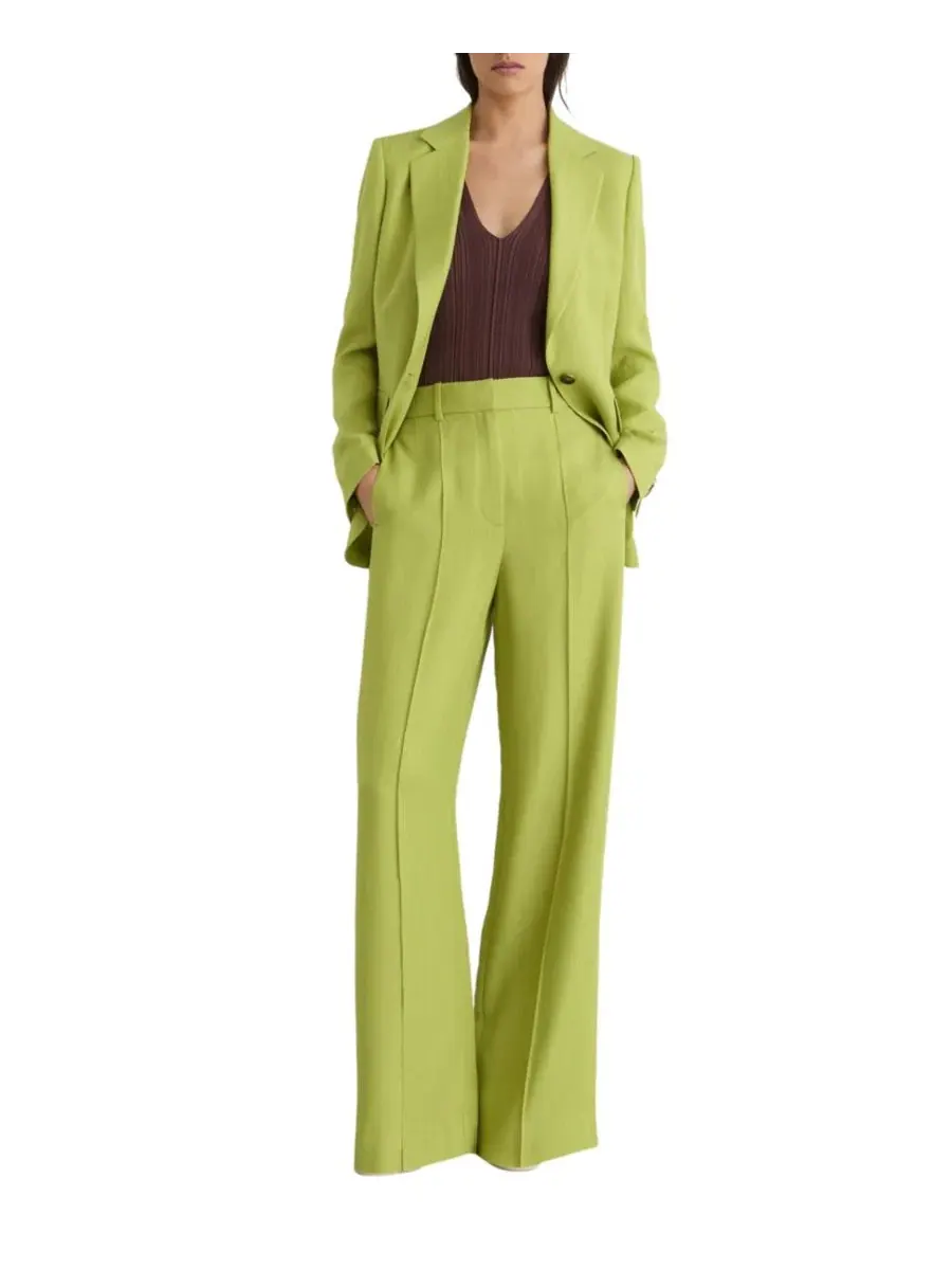 Блейзер с лацканами Jodie Notch Lapel Blazer REISS — изображение 3 из 5, зеленый