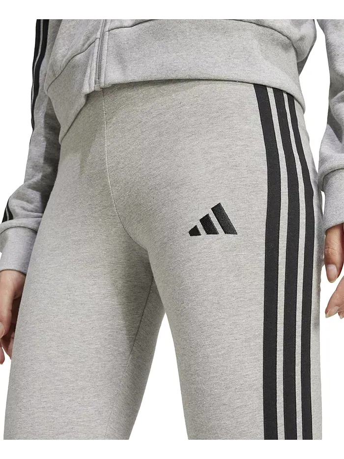 Женские облегающие леггинсы с высокой посадкой и полной длиной adidas — изображение 4 из 5, серый/черный