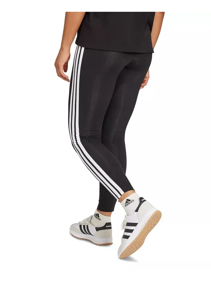Женские облегающие леггинсы полной длины с высокой посадкой adidas — изображение 2 из 5, черный/белый