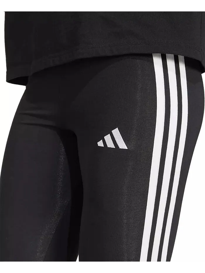 Женские облегающие леггинсы полной длины с высокой посадкой adidas — изображение 4 из 5, черный/белый