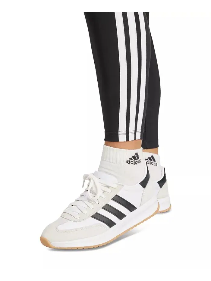 Женские облегающие леггинсы полной длины с высокой посадкой adidas — изображение 5 из 5, черный/белый