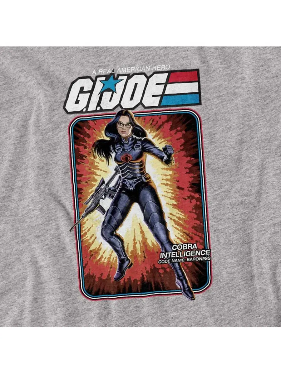 Футболка с принтом G.I. Joe Baroness Hasbro+ — изображение 2 из 3, приглушенный