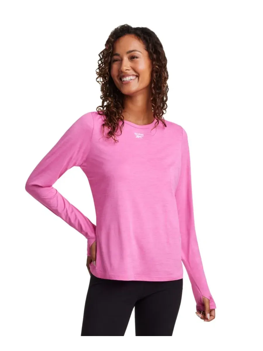 Женская тренировочная футболка с длинным рукавом Slim Fit Reebok