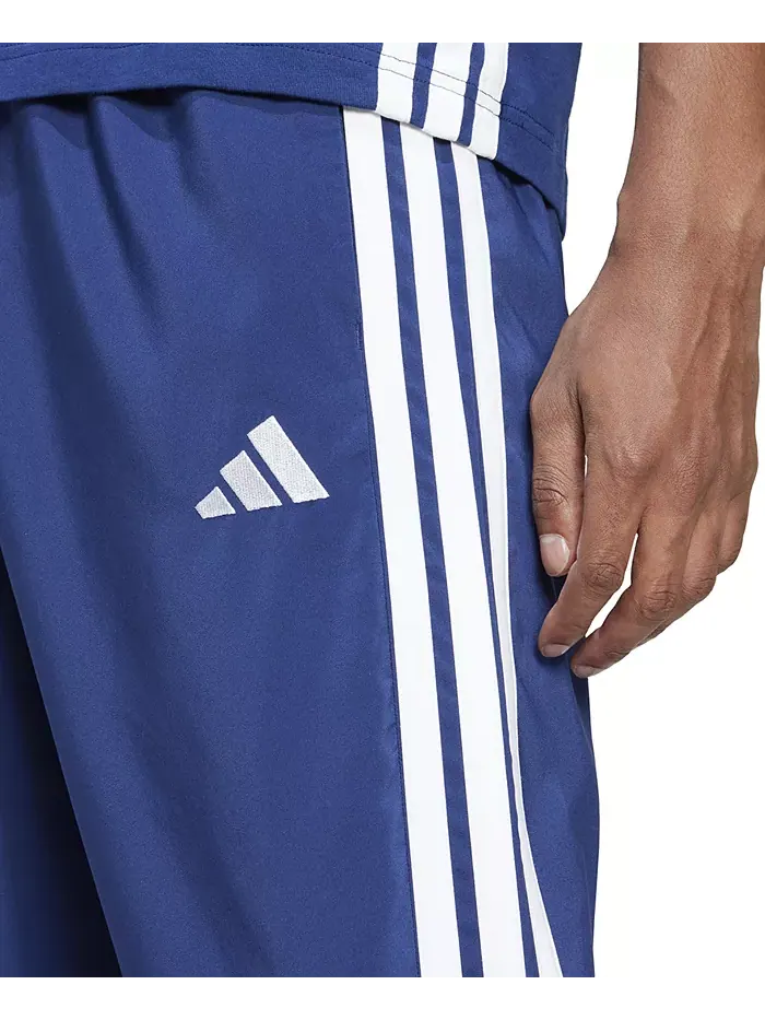 Мужские брюки Stanford Essential с тремя полосками и открытым низом adidas — изображение 3 из 4, темный синий