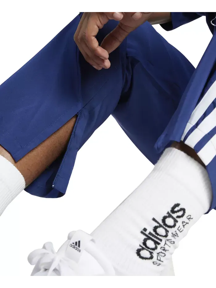 Мужские брюки Stanford Essential с тремя полосками и открытым низом adidas — изображение 4 из 4, темный синий