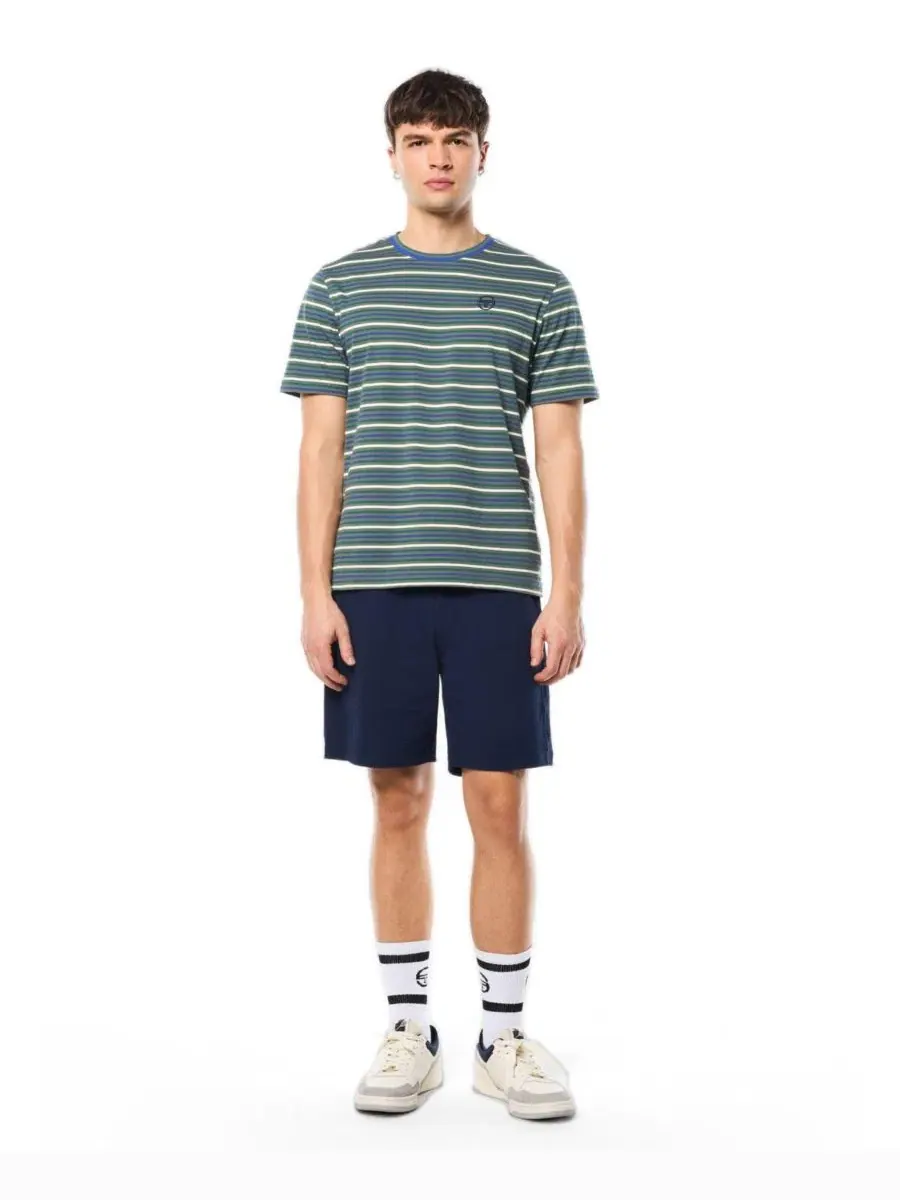 Футболка с фактурным трикотажем Sergio Tacchini — изображение 2 из 5, зеленый