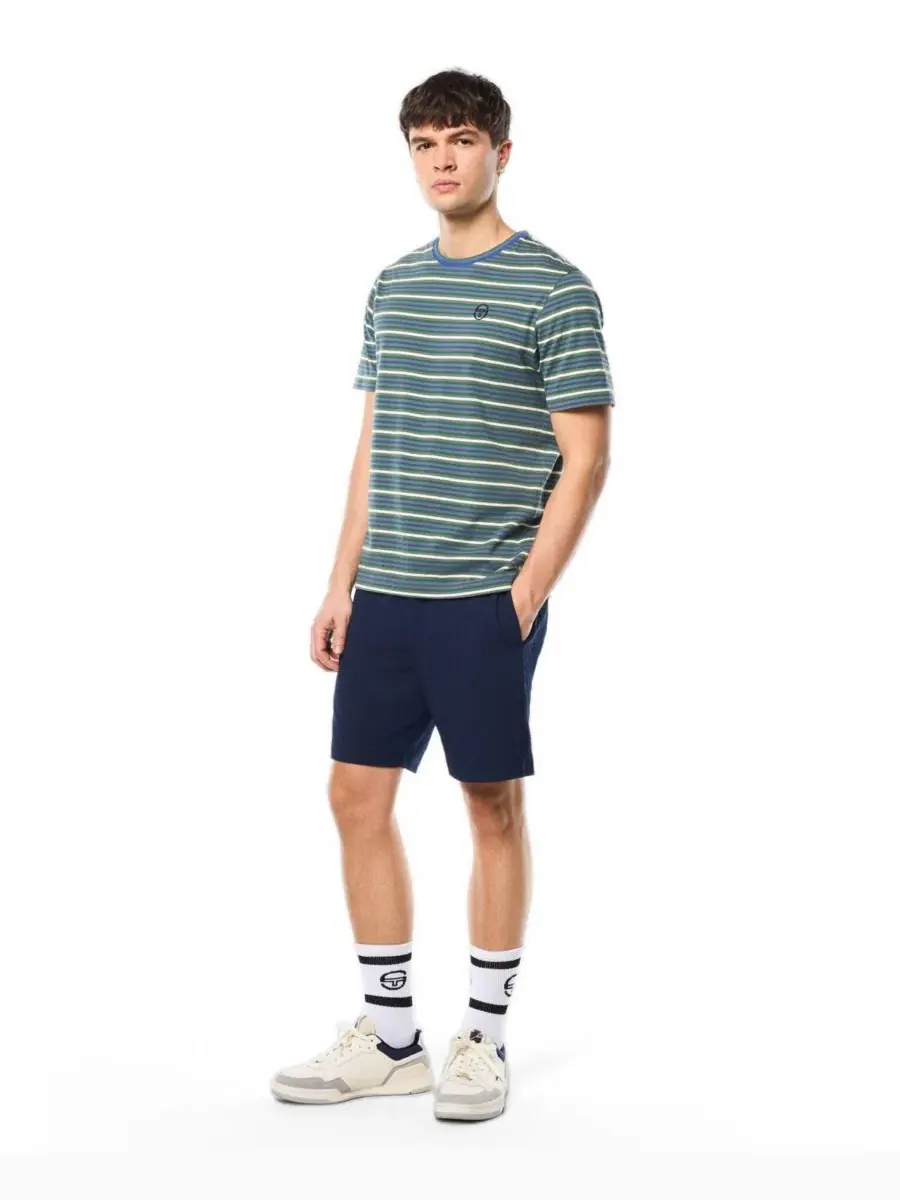 Футболка с фактурным трикотажем Sergio Tacchini — изображение 3 из 5, зеленый