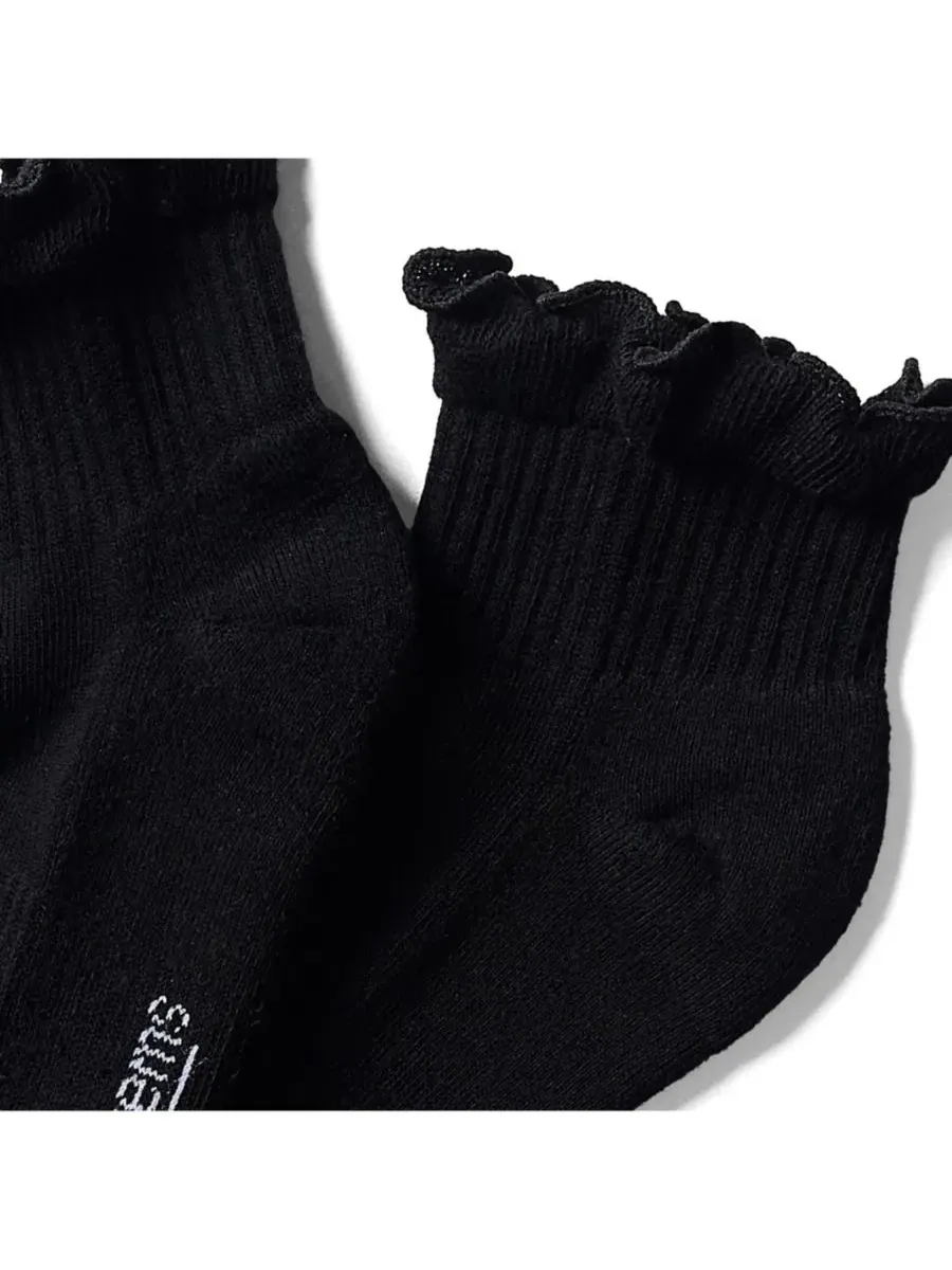 Женские носки с рюшами Twist Stems — изображение 2 из 3, черный