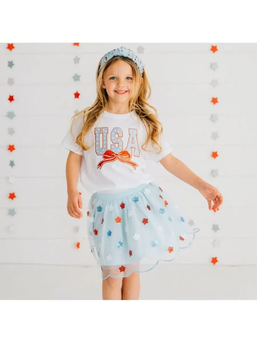 Детская юбка-пачка с блестками USA Sequin Stars Tutu Sweet Wink — 3