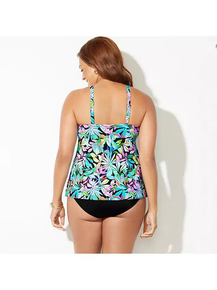 Женский топ-танкини Flyaway Bandeau Swimsuits for All — изображение 2 из 2, мульти