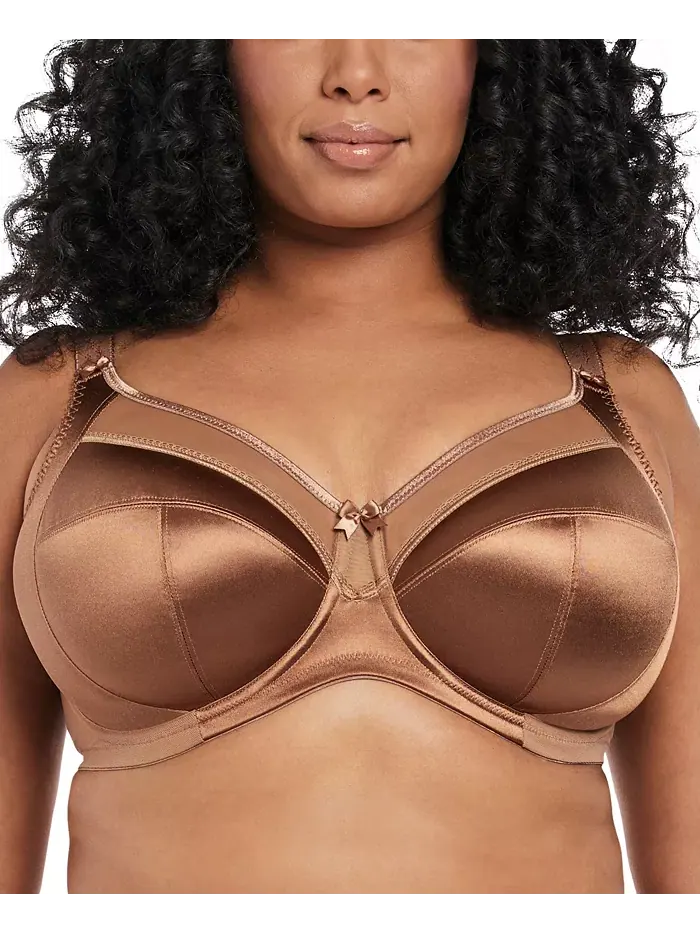 Бюстгальтер Keira Plus Size на косточках Goddess — коричневый