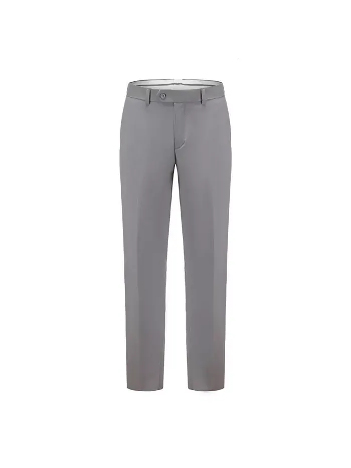 Мужской трехпредметный смокинг Slim Fit с пиковыми лацканами Gino Vitale — изображение 3 из 4, серый