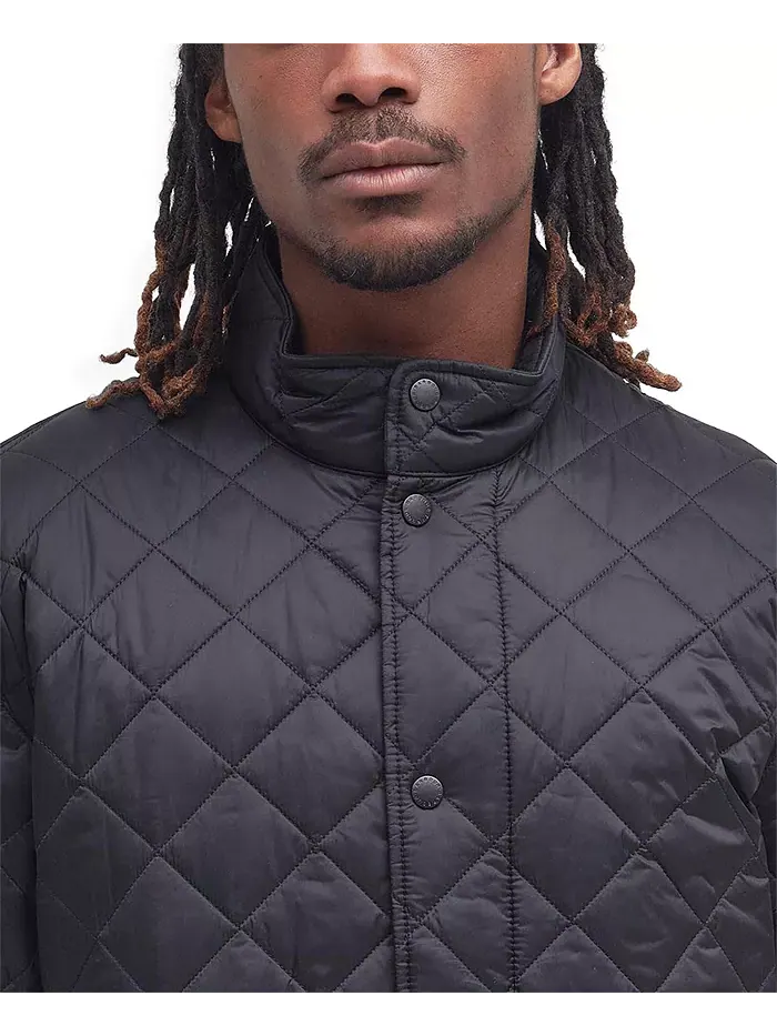 Мужская легкая куртка Chelsea Jacket Barbour — изображение 3 из 8, черный