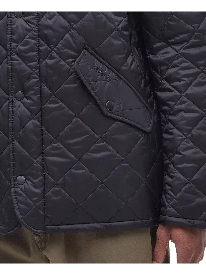 Мужская легкая куртка Chelsea Jacket Barbour — изображение 4 из 8, черный
