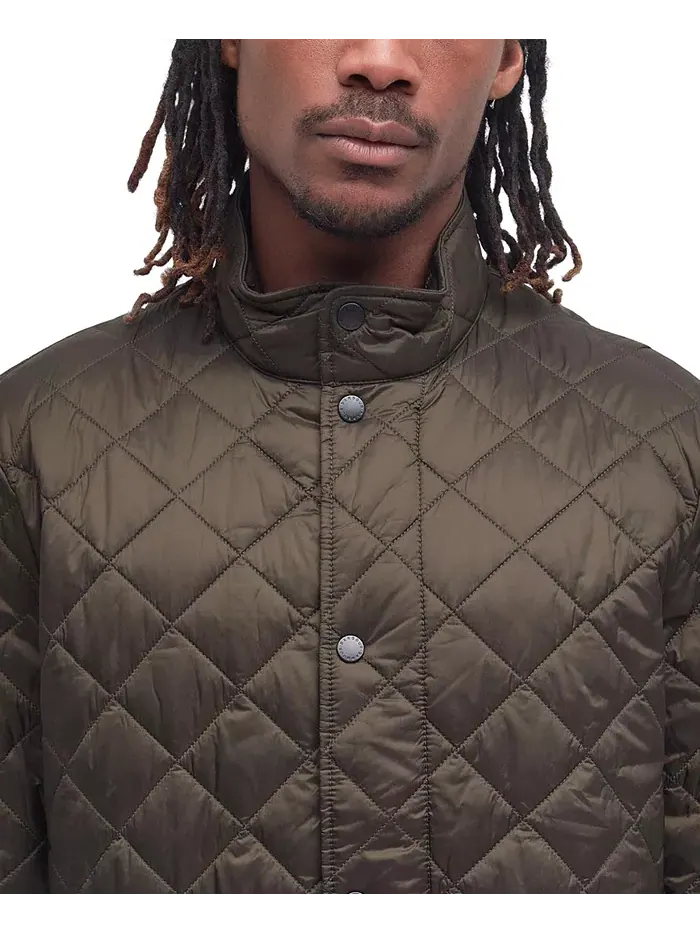 Мужская легкая куртка Chelsea Jacket Barbour — изображение 3 из 7, оливковый