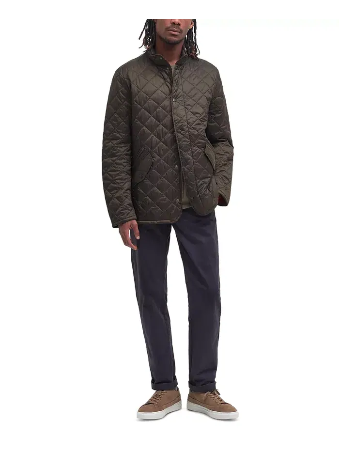 Мужская легкая куртка Chelsea Jacket Barbour — изображение 6 из 7, оливковый