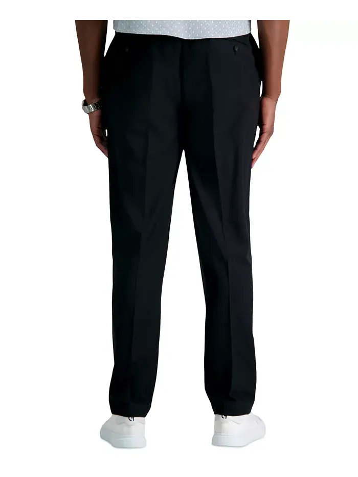 Мужские классические брюки с плоской передней частью Big & Tall Premium Comfort Stretch Haggar — 3