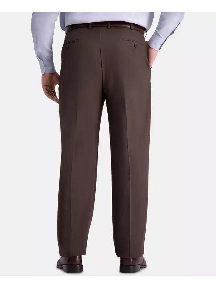 Мужские классические брюки с плоской передней частью Big & Tall Premium Comfort Stretch Haggar — 2