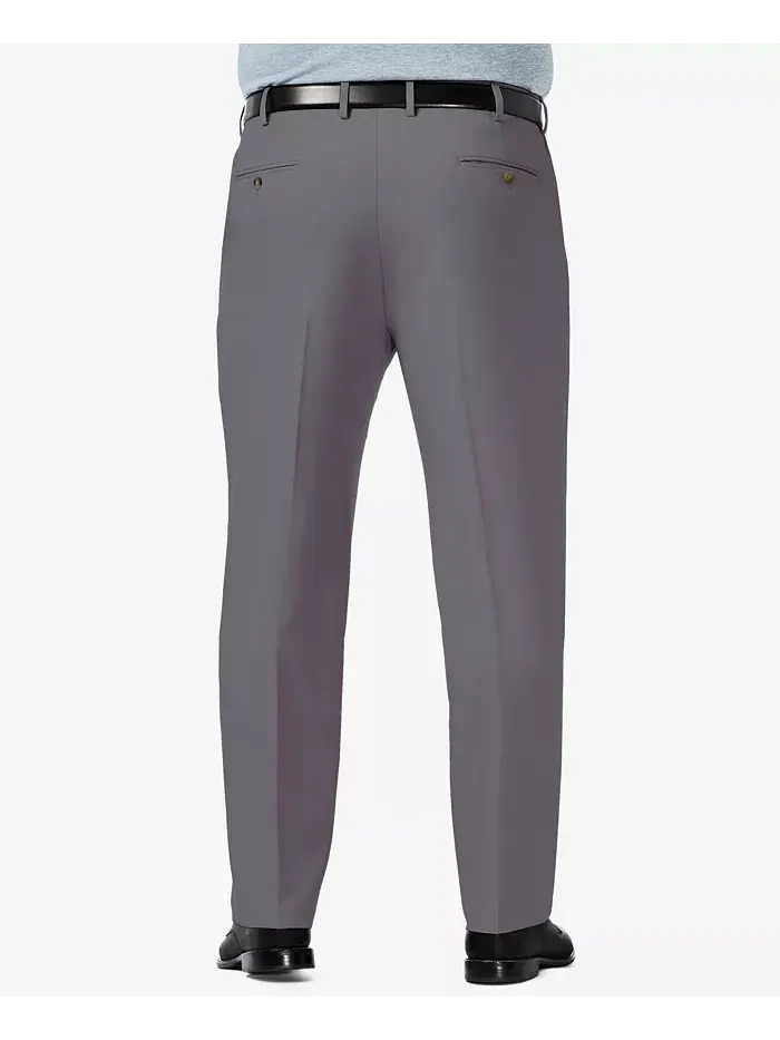 Мужские классические брюки с плоской передней частью Big & Tall Premium Comfort Stretch Haggar — 2