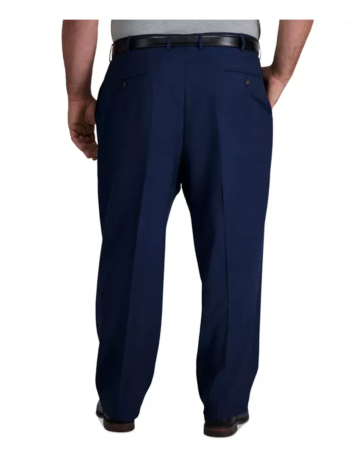 Мужские классические брюки с плоской передней частью Big & Tall Premium Comfort Stretch Haggar — 3