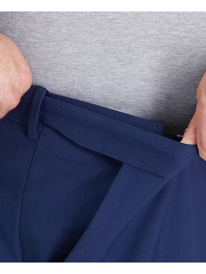 Мужские классические брюки с плоской передней частью Big & Tall Premium Comfort Stretch Haggar — 6
