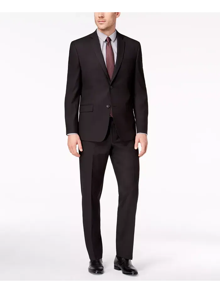 Мужской костюм Slim Fit от Andrew Marc Marc New York — изображение 1 из 9, черный