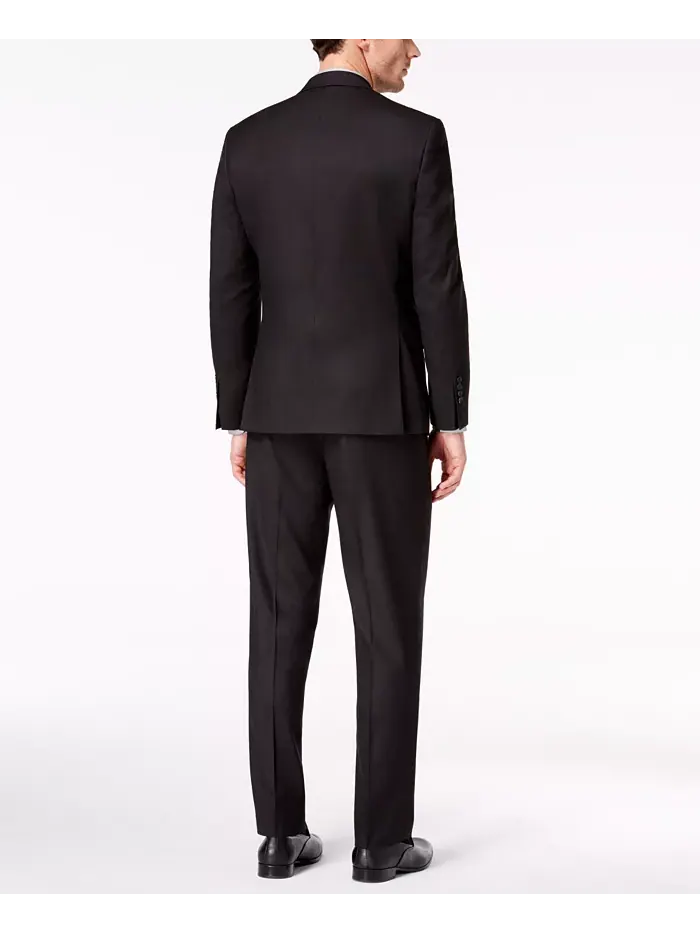 Мужской костюм Slim Fit от Andrew Marc Marc New York — изображение 2 из 9, черный