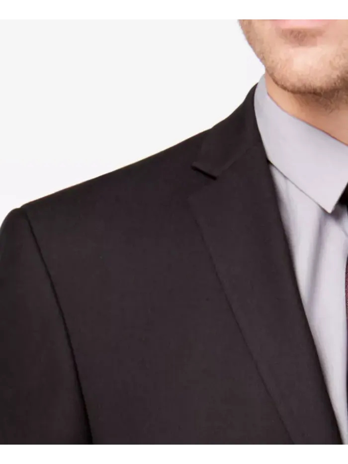 Мужской костюм Slim Fit от Andrew Marc Marc New York — изображение 4 из 9, черный