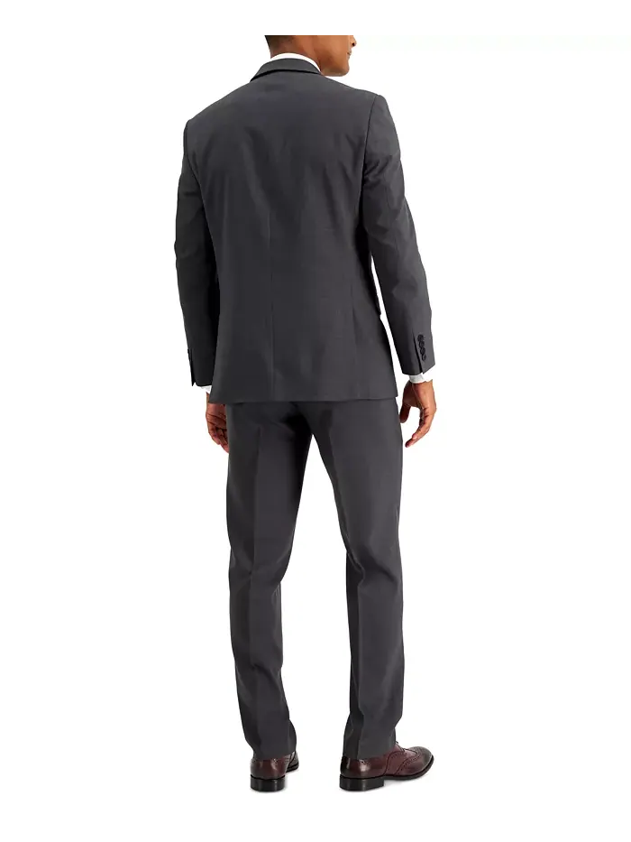 Мужской костюм Modern-Fit от Andrew Marc Marc New York — изображение 2 из 6, темно-серый