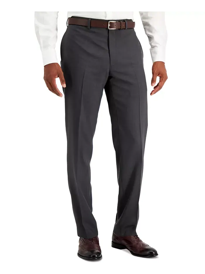 Мужской костюм Modern-Fit от Andrew Marc Marc New York — изображение 4 из 6, темно-серый