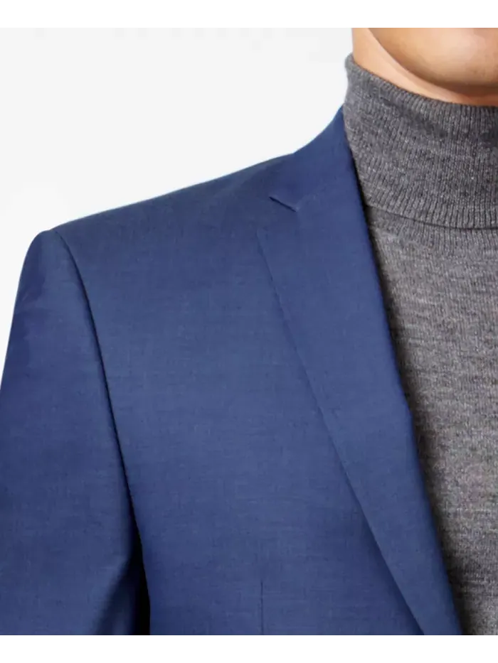 Мужской костюм Slim Fit от Andrew Marc Marc New York — изображение 4 из 7, синий