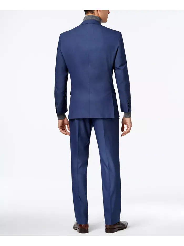 Мужской костюм Modern-Fit от Andrew Marc Marc New York — изображение 2 из 7, синий