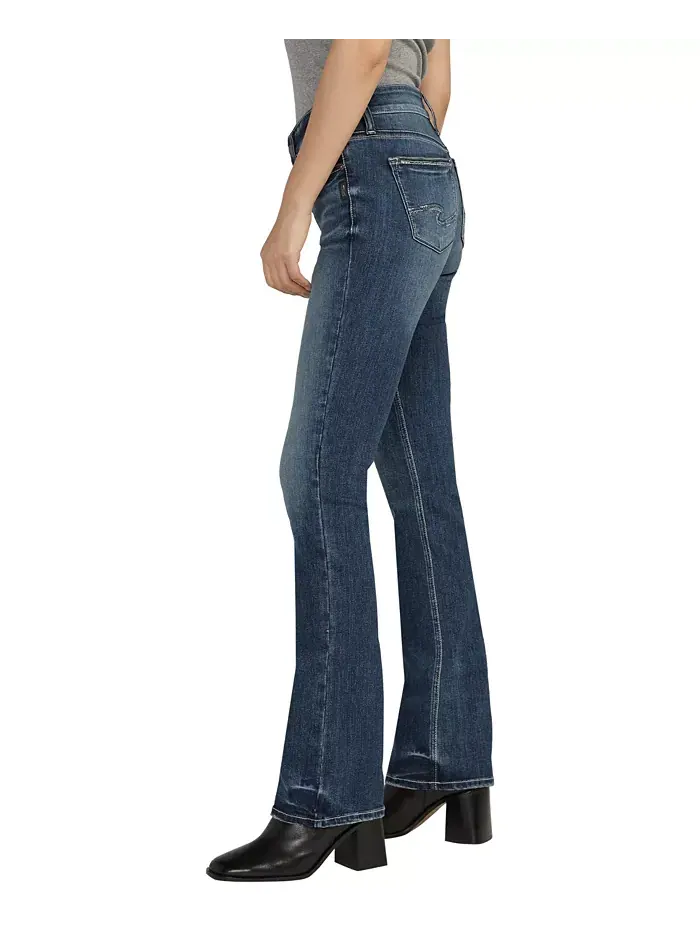 Женские джинсы Suki Mid Rise Slim Bootcut Silver Jeans Co. — изображение 3 из 3, синий