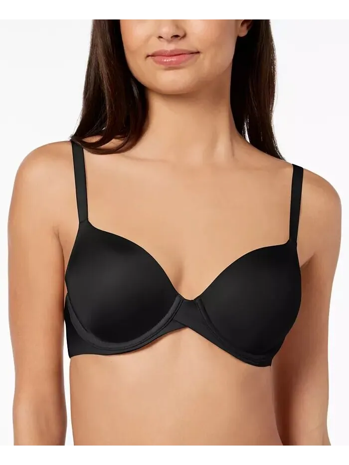 Бюстгальтер-футболка One Fab Fit 2.0 с косточками и утягивающим эффектом DM7543 Maidenform — черный