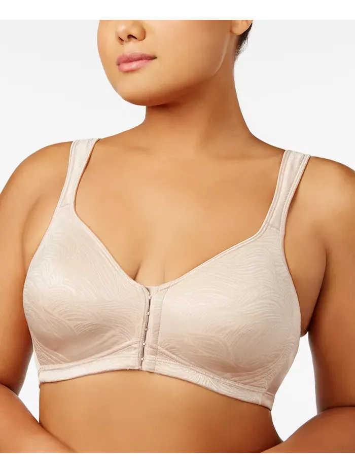 18-часовой бюстгальтер Posture Boost Front Close Wireless USE525, только онлайн Playtex — бежевый