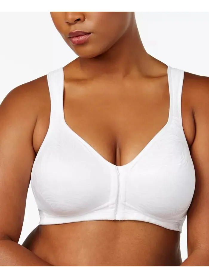 18-часовой бюстгальтер Posture Boost Front Close Wireless USE525, только онлайн Playtex — белый
