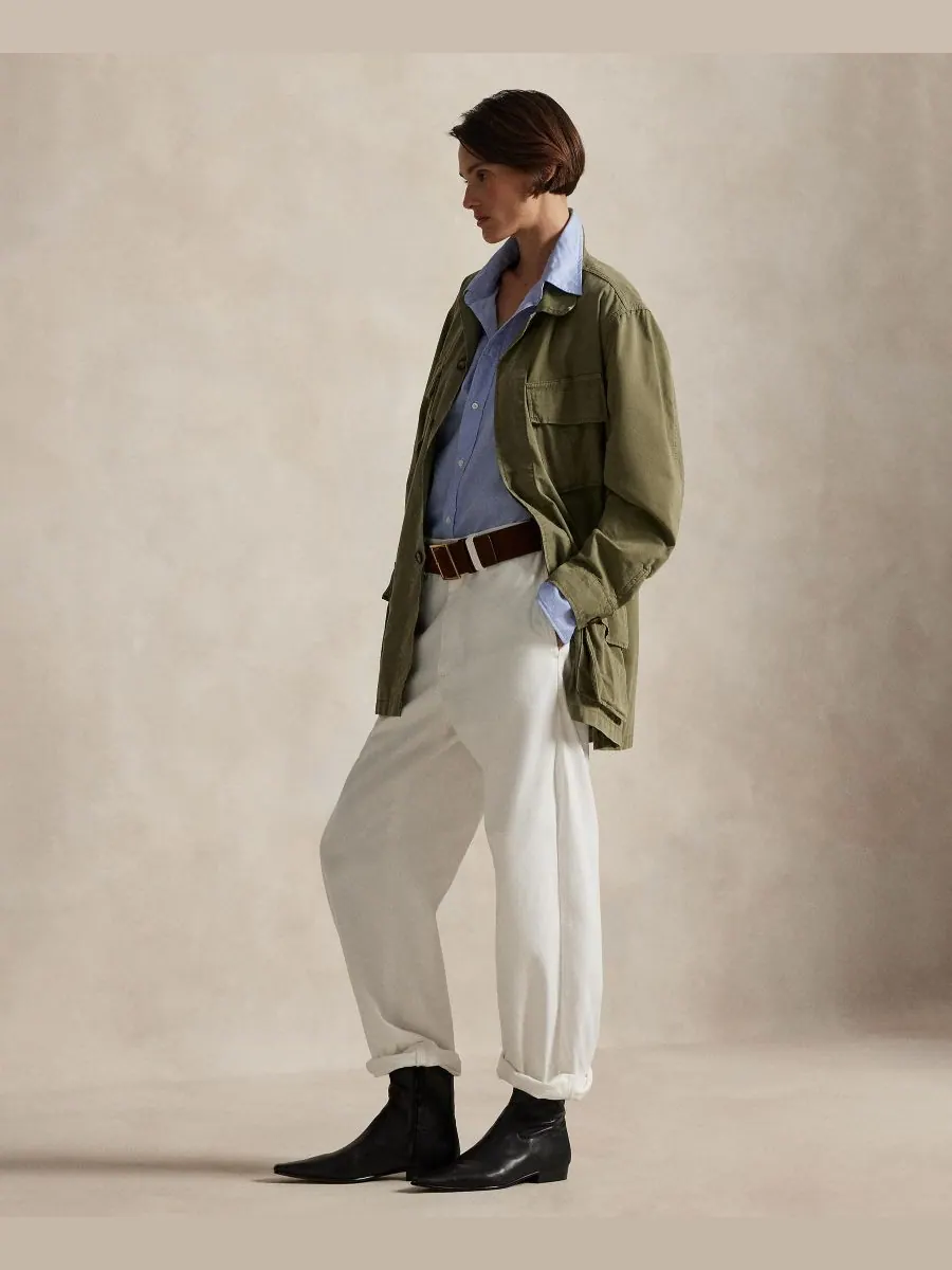 Женская куртка-бомбер с длинными рукавами Polo Ralph Lauren — изображение 4 из 7, садовая тропинка