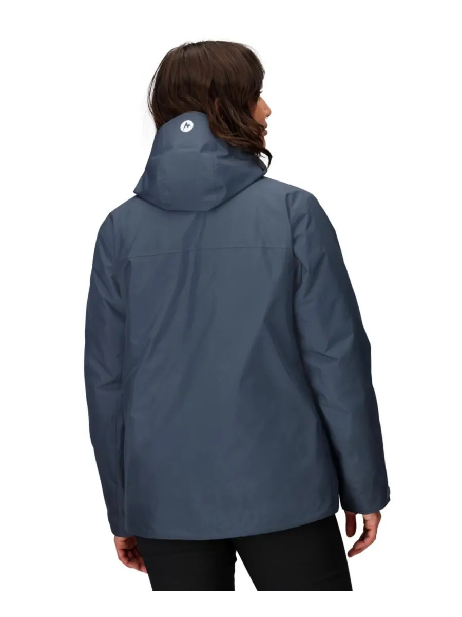 Женская минималистичная куртка Pertex 3-в-1 Marmot — изображение 4 из 7, грозовой