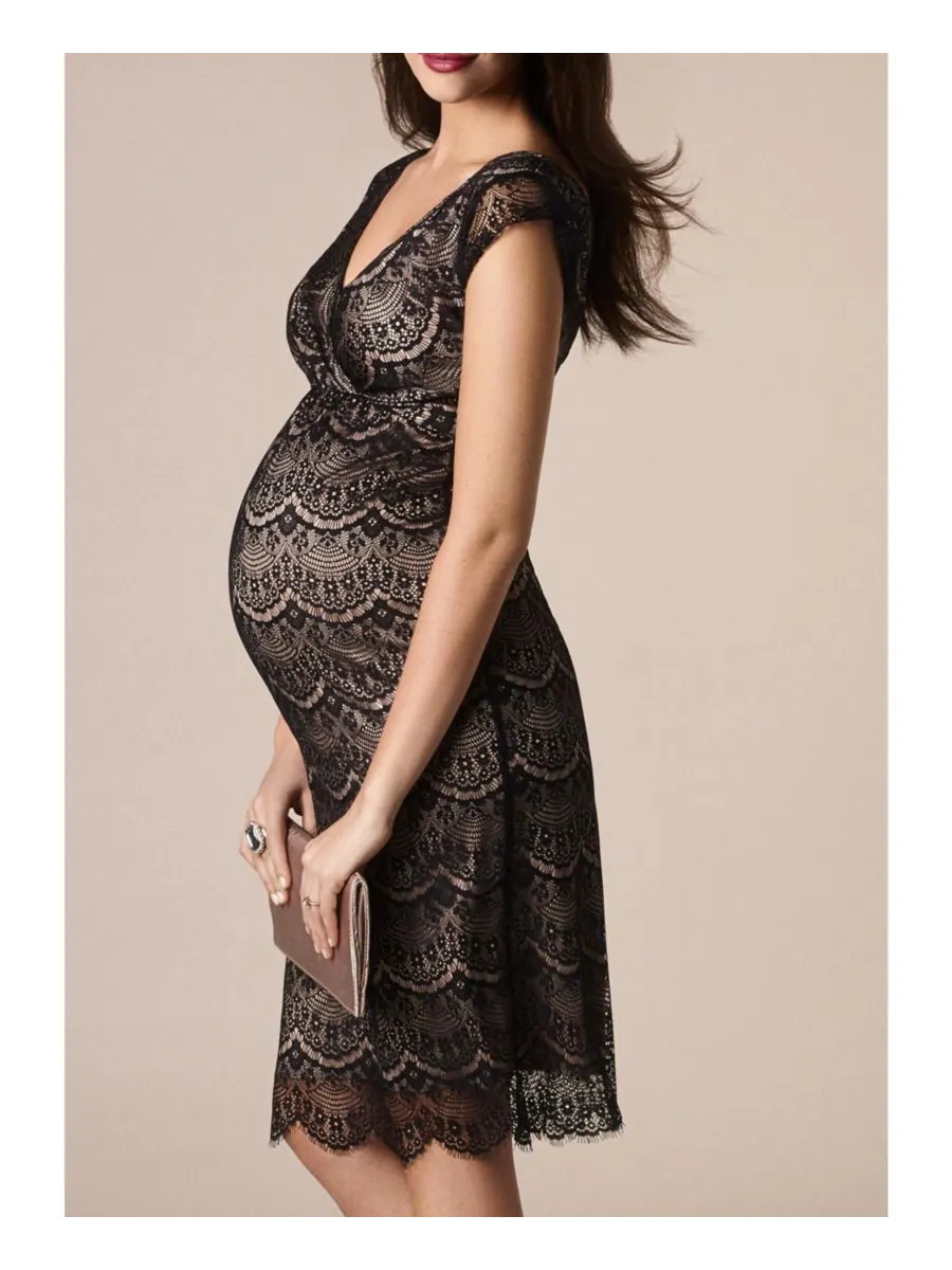 Платье-футляр Tiffany Rose Imogen для беременных Tiffany Rose Maternity — изображение 8 из 8, черный