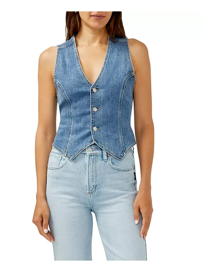 Женский джинсовый жилет Silver Jeans Co. — синий