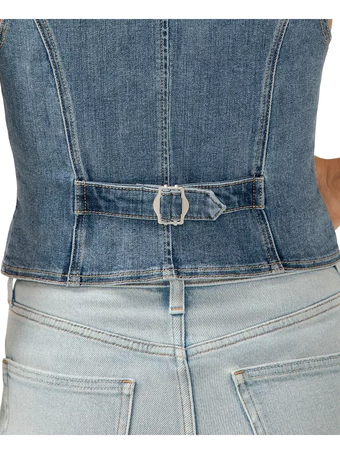 Женский джинсовый жилет Silver Jeans Co. — изображение 3 из 5, синий
