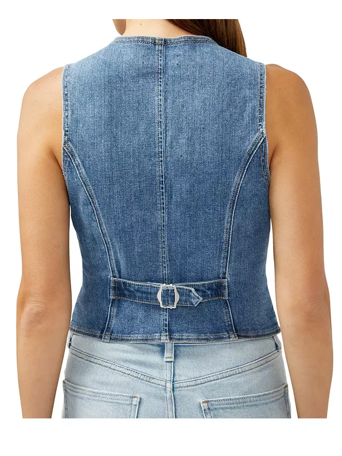 Женский джинсовый жилет Silver Jeans Co. — изображение 5 из 5, синий