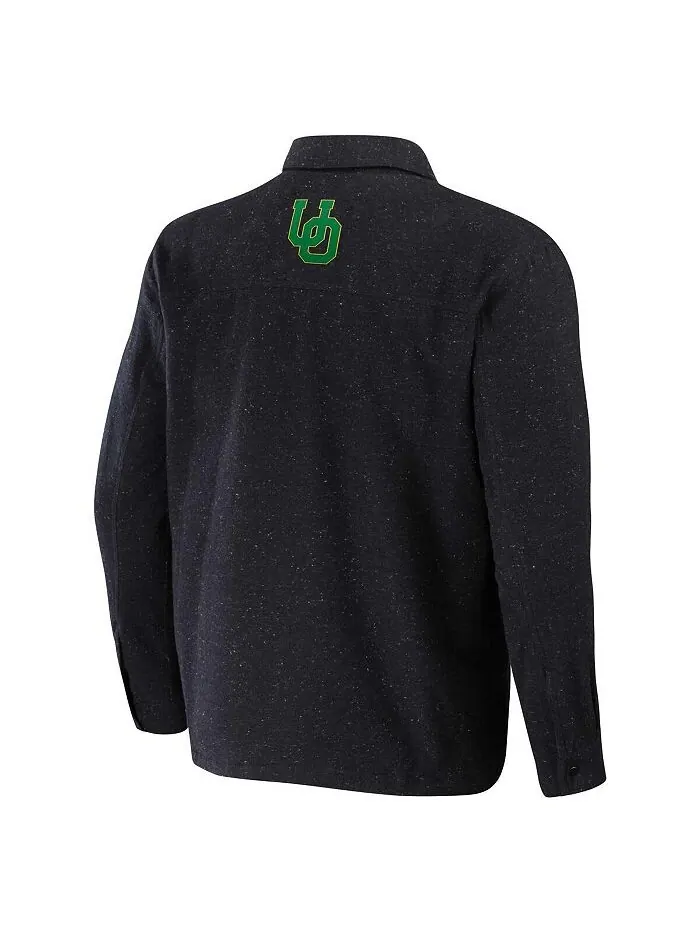 Мужская куртка Darius Rucker Collection от Heather Charcoal Oregon Ducks на подкладке из шерпы с — изображение 2 из 3