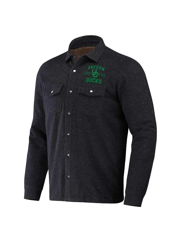 Мужская куртка Darius Rucker Collection от Heather Charcoal Oregon Ducks на подкладке из шерпы с — изображение 3 из 3
