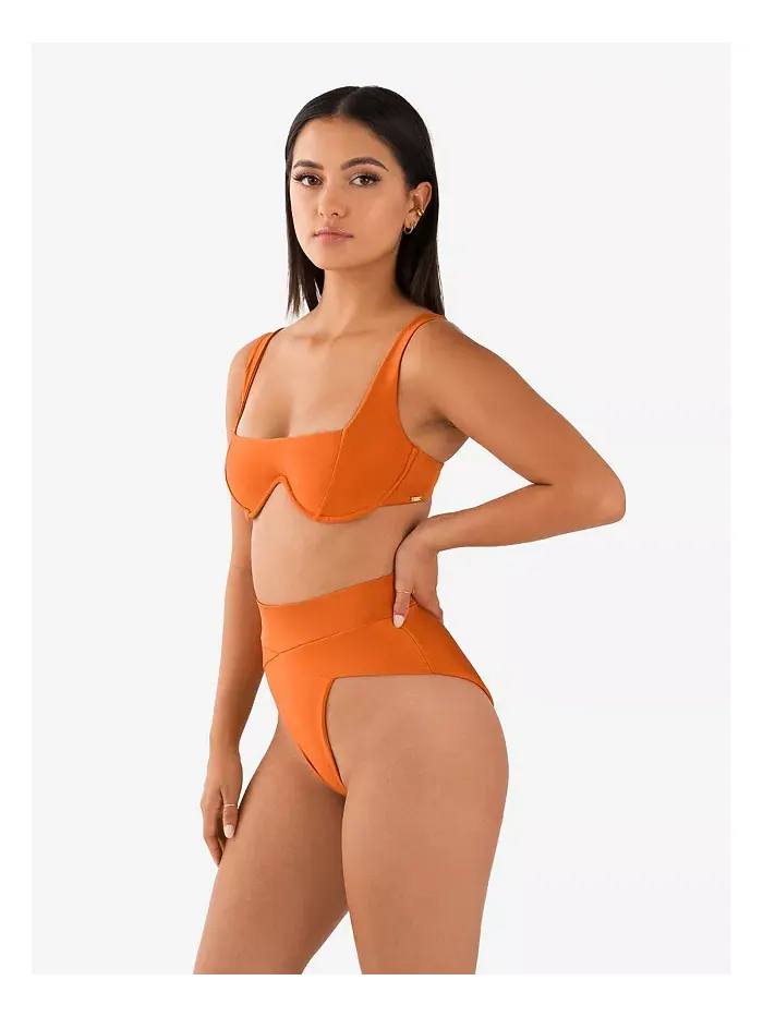 Верх бикини Chance и низ бикини Aspire для женщин MBM Swim — оранжевый
