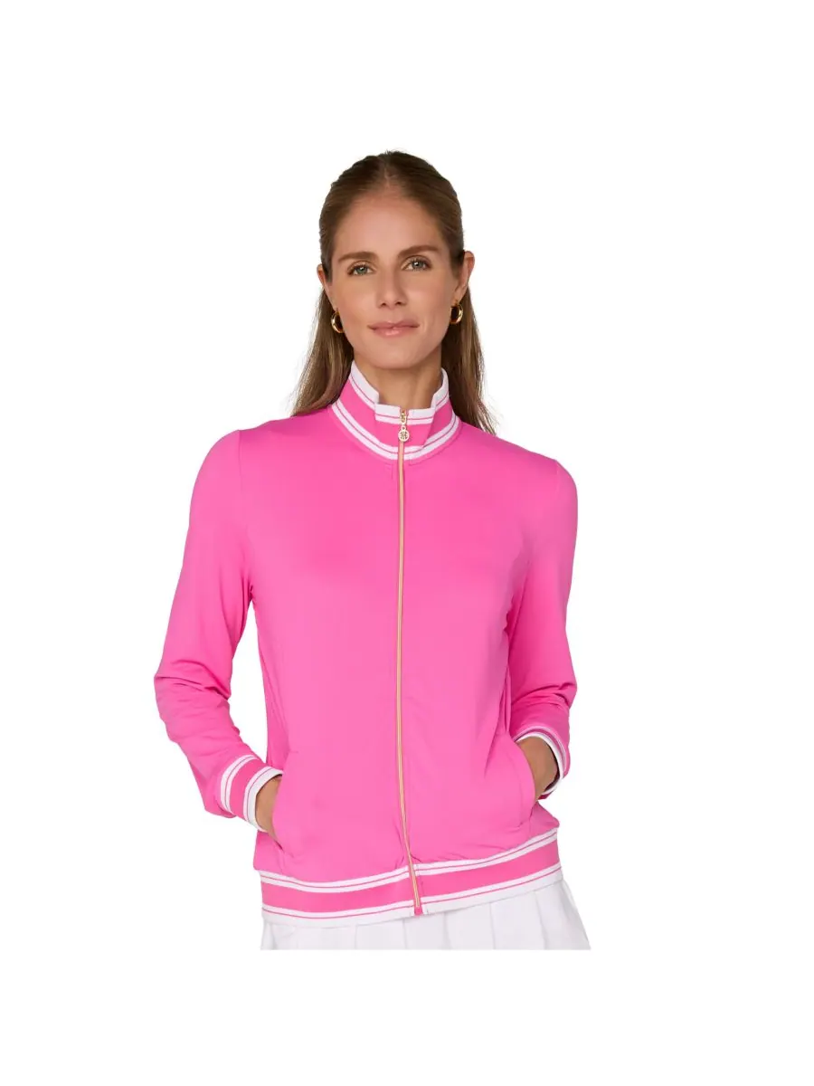 Куртка с ребристой отделкой G Lifestyle Clothing — изображение 1 из 4, розовый